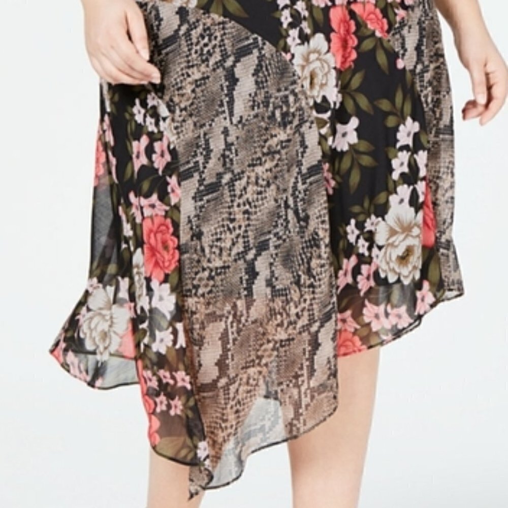 INC SKIRT PLUS SIZE 22W MIX PRINT FLORAL‎ SUMMER - Picture 6 of 14